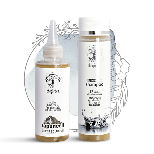 SILVER Basic Duo-tonik i szampon aktywujący cebulki włosów i oczyszczający skórę głowy